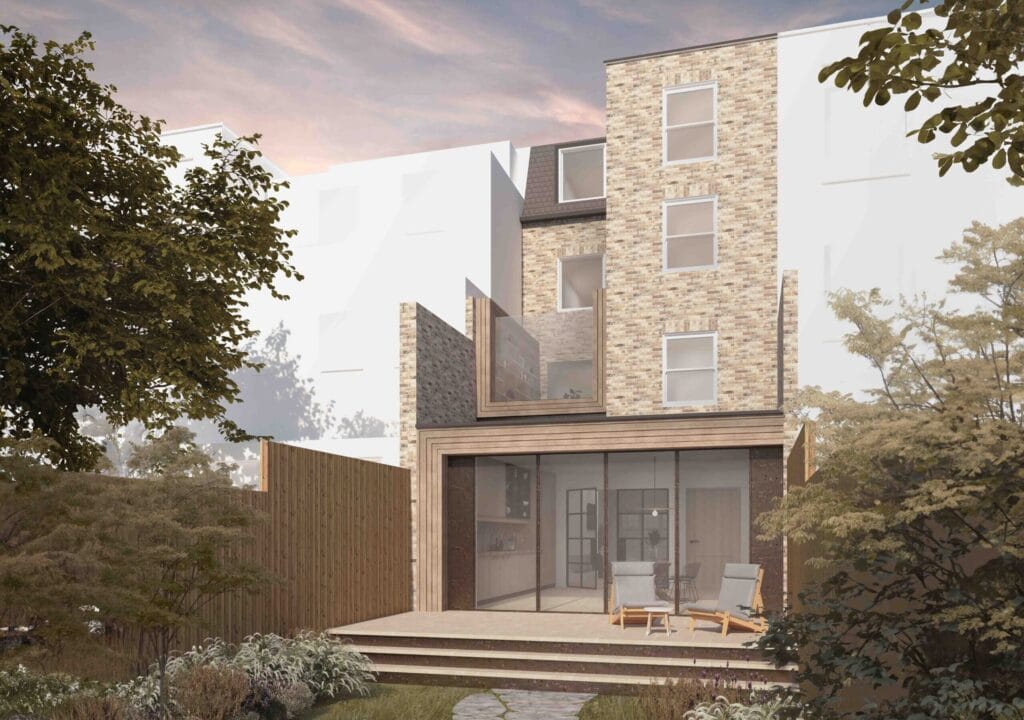 Minimalistic Double Storey Extension - Copper House - Two Storey Side Return Extension