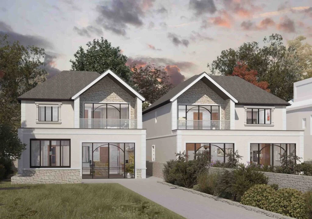 Replacement New Build Dwellings in Surrey - Twin Houses