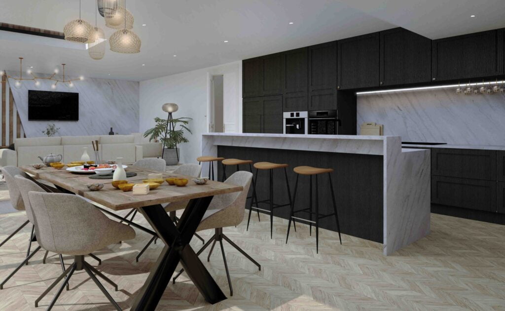 Open Plan Kitchen & Dining Room - Dash House