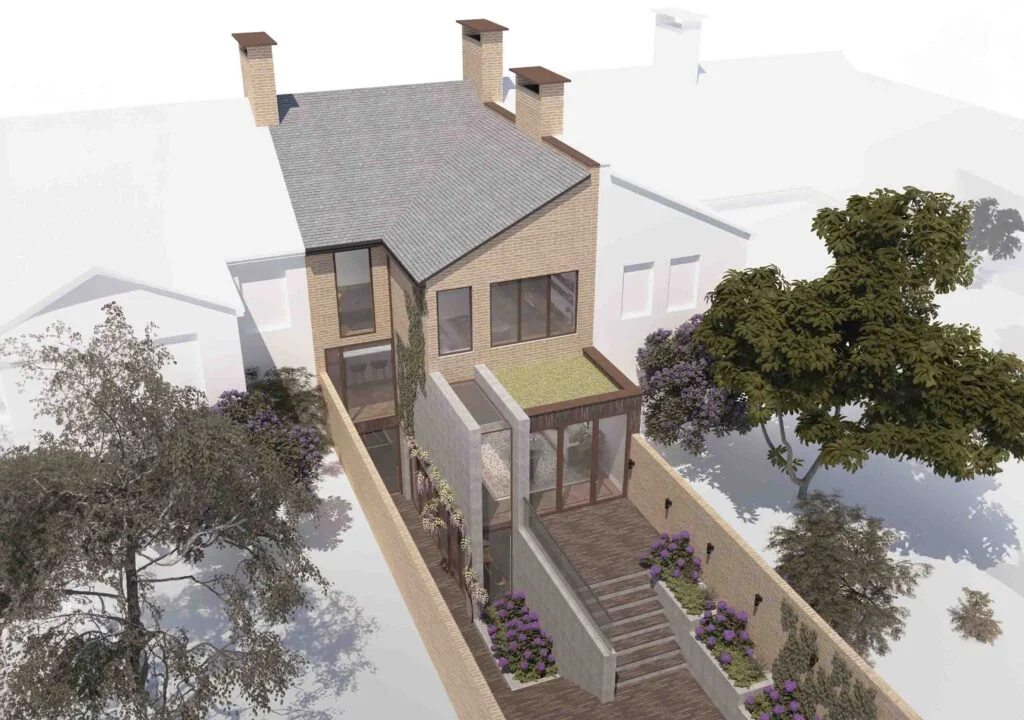 Contemporary Extension & Basement in a Conservation Area - Monument House