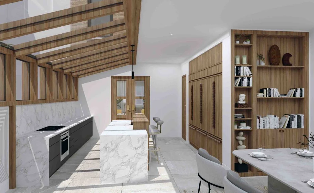 Minimalistic Side Return Home Extension Ideas - Walnut House