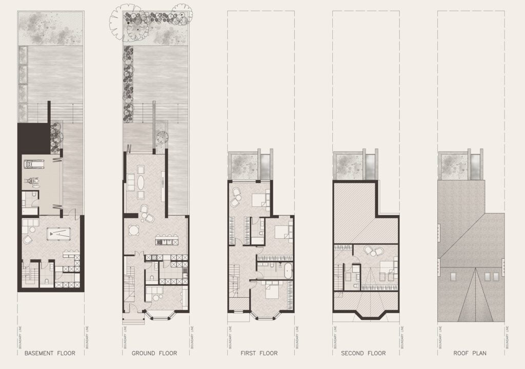 Modern Home Extension Layout Plans - Monument House