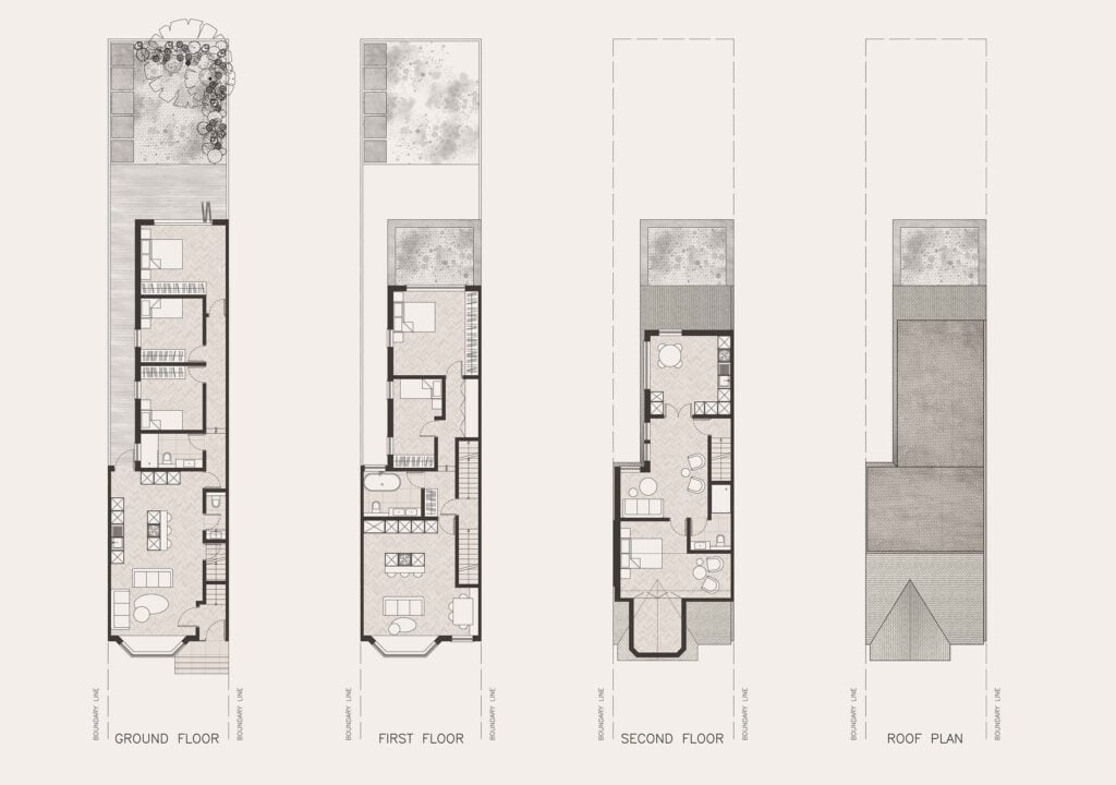 Proposed Floor Plans - Petite House