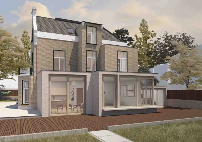 Home Extension Not Requiring Party Wall Agreement - Stage House