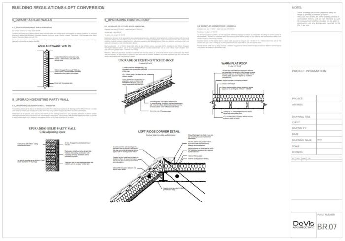 Building Regulations Drawings Technical Details - In & Out House