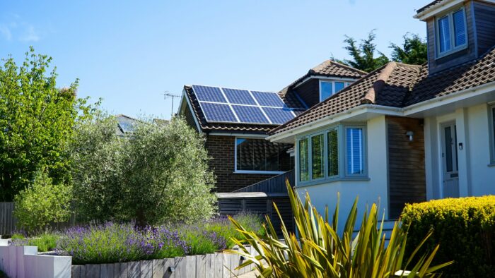 Solar Panels on Roof UK Home